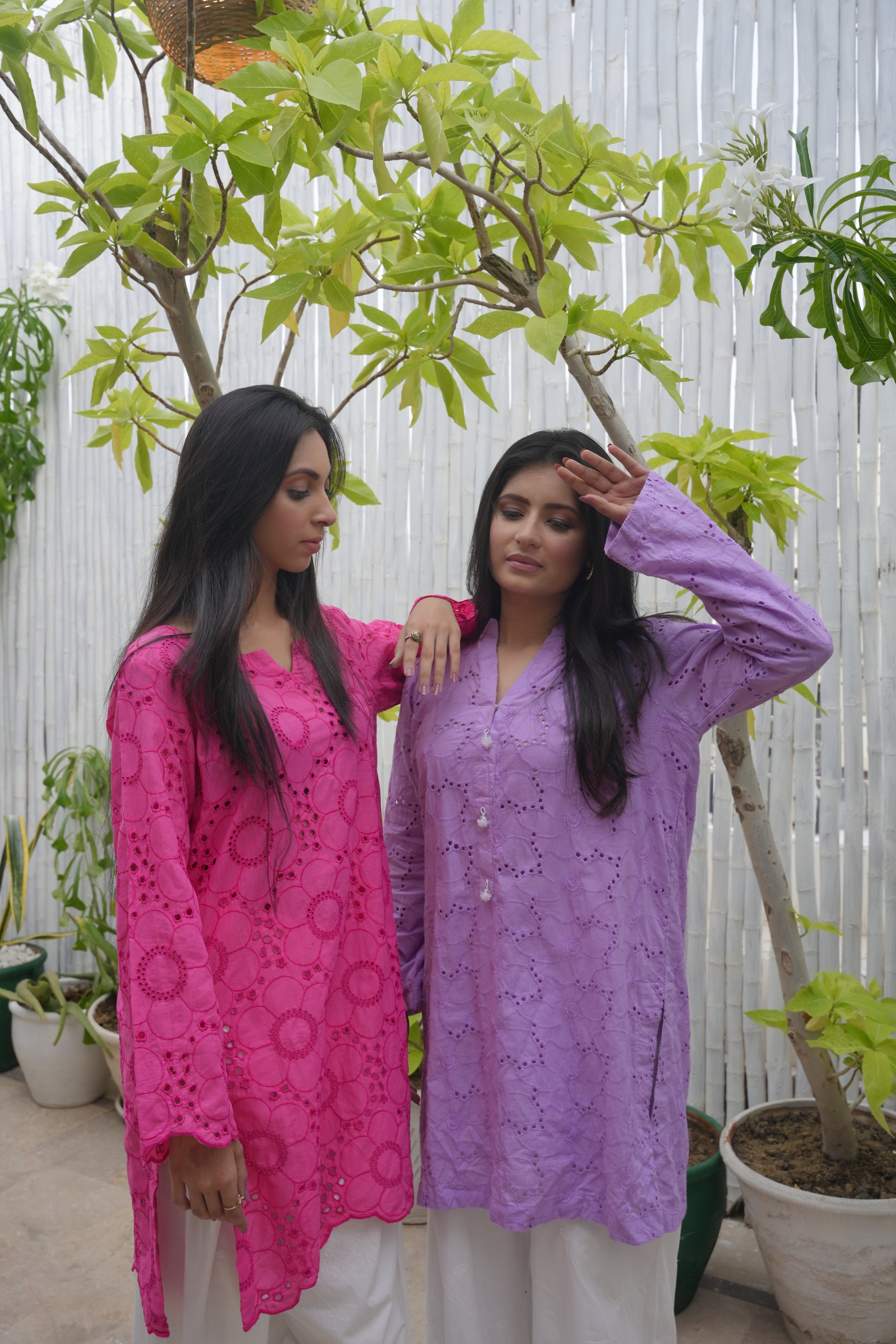 Chikan Kari Embroidered Shirt