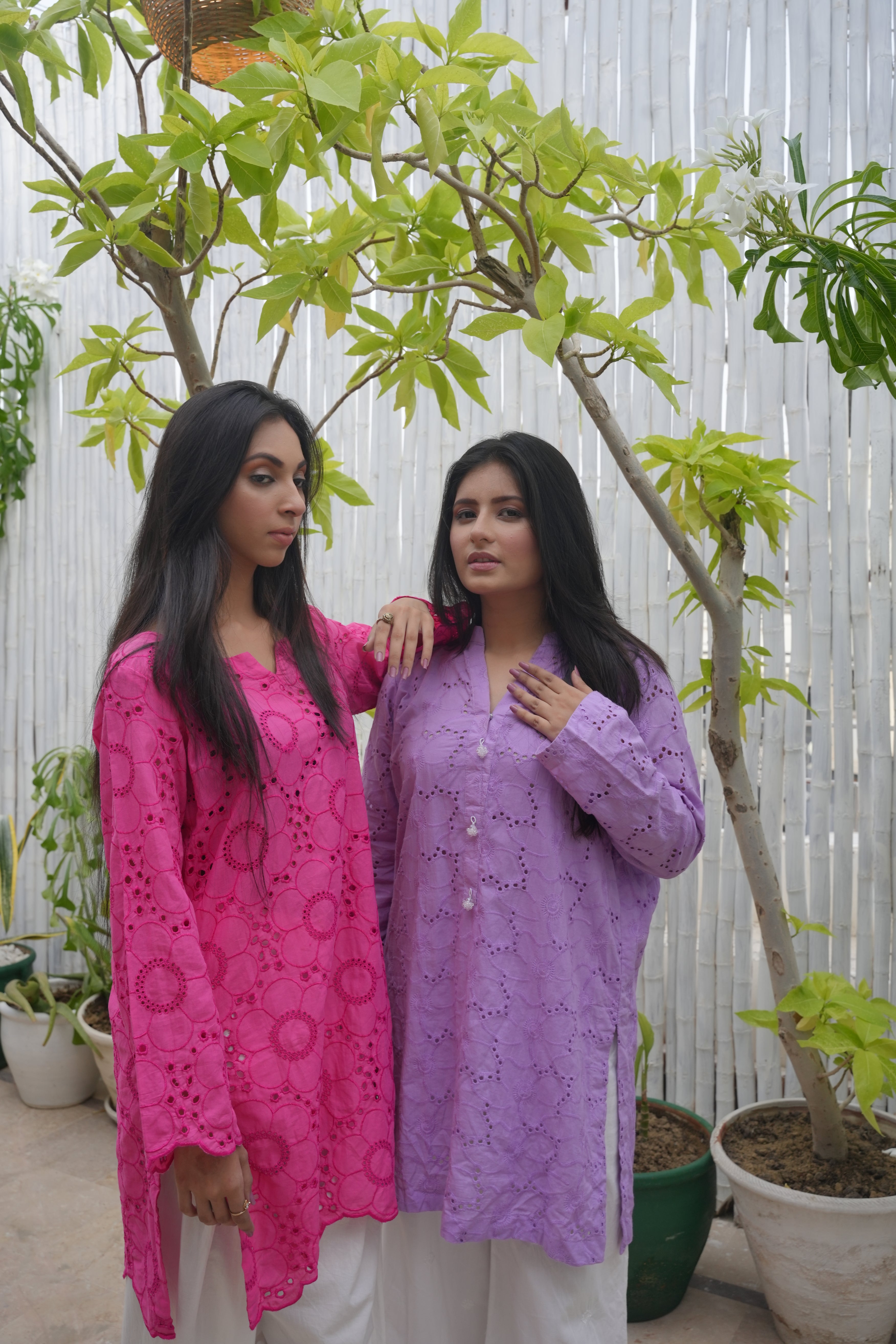 Chikan Kari Embroidered Shirt