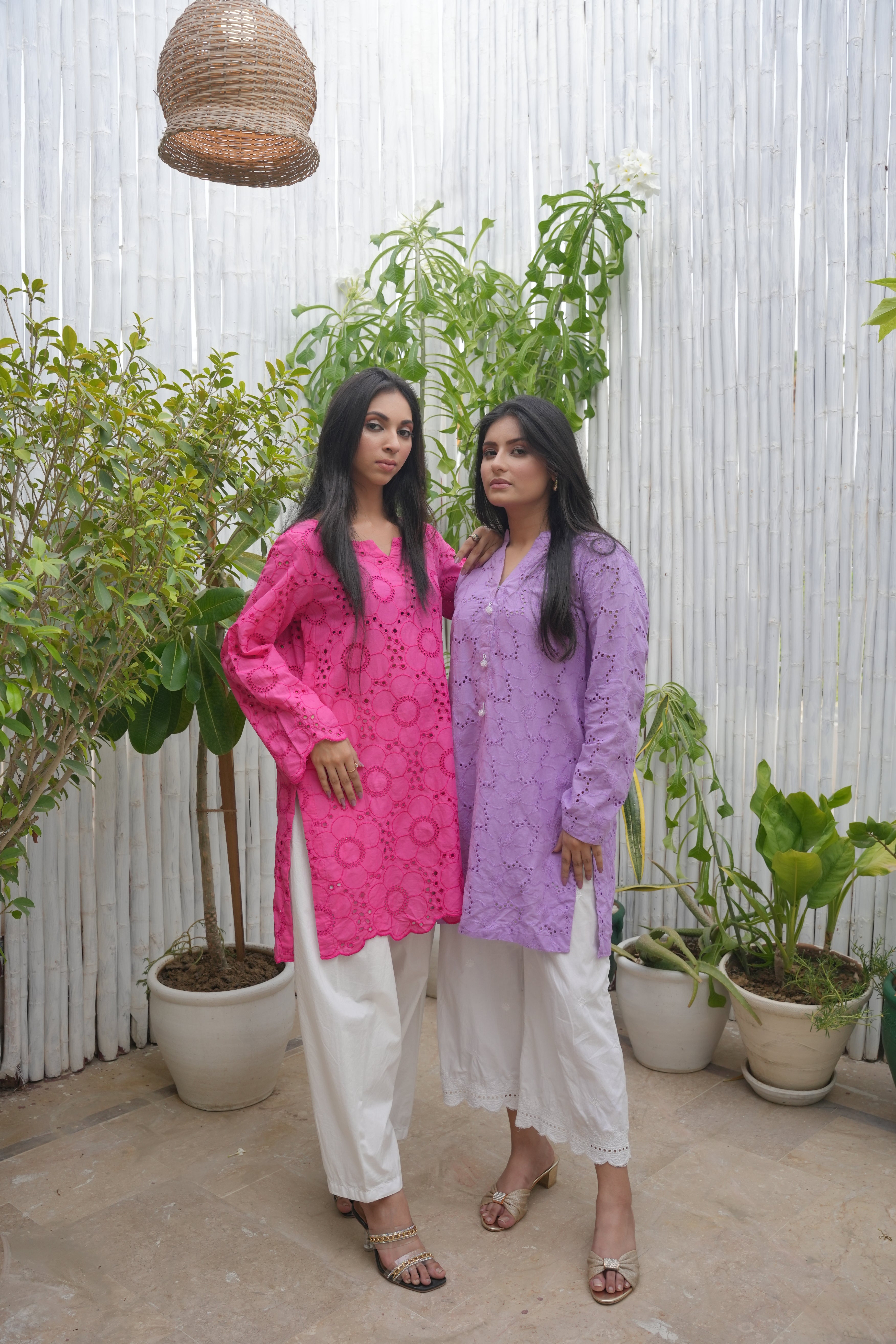 Chikan Kari Embroidered Shirt