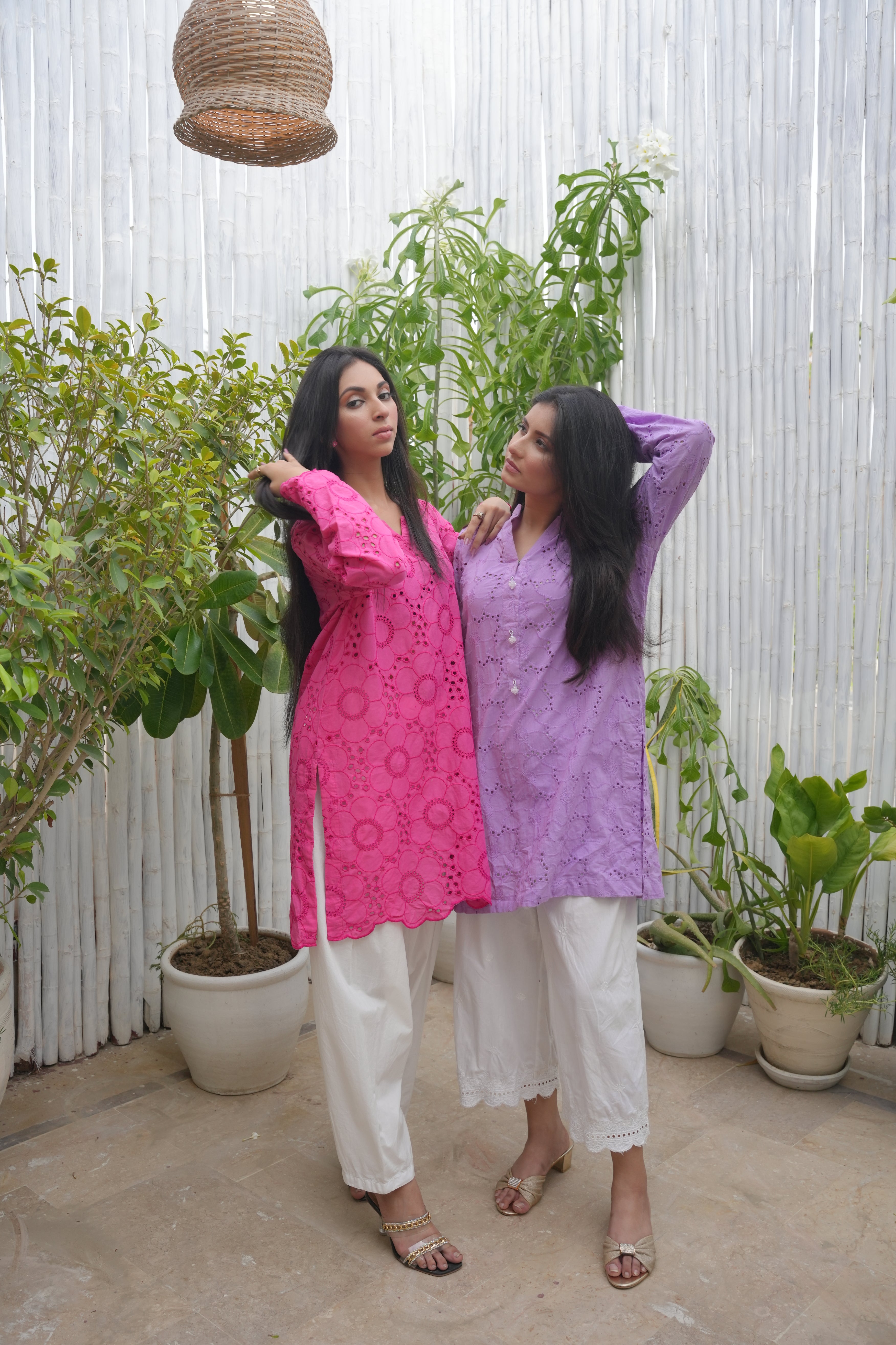 Chikan Kari Embroidered Shirt